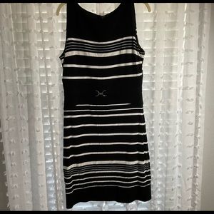 White House Black Market Dress, lined, sleeveless, size 10, back zipper